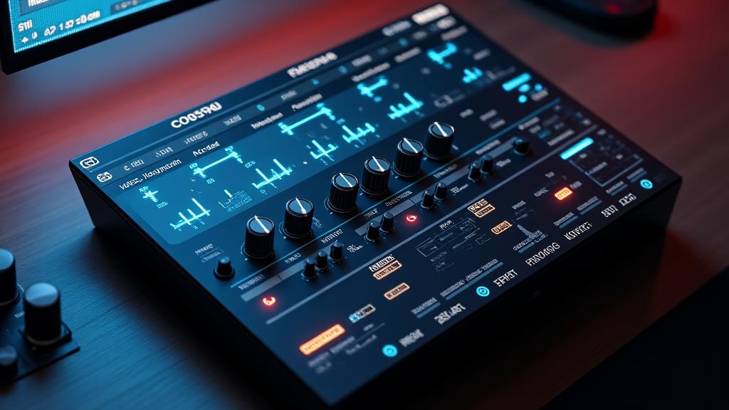 Bild der Eisklang Synthesizer Software Benutzeroberfläche